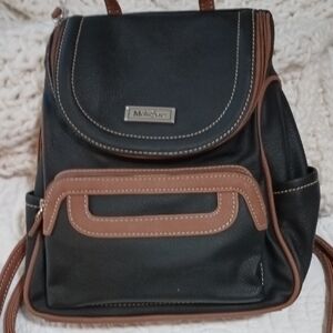 Black and Brown Women's Backpack